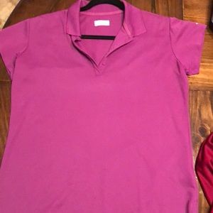Columbia golfing shirt.